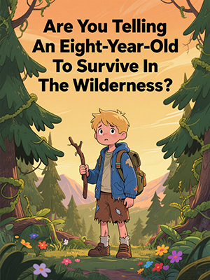 Are You Telling An Eight-Year-Old To Survive In The Wilderness?